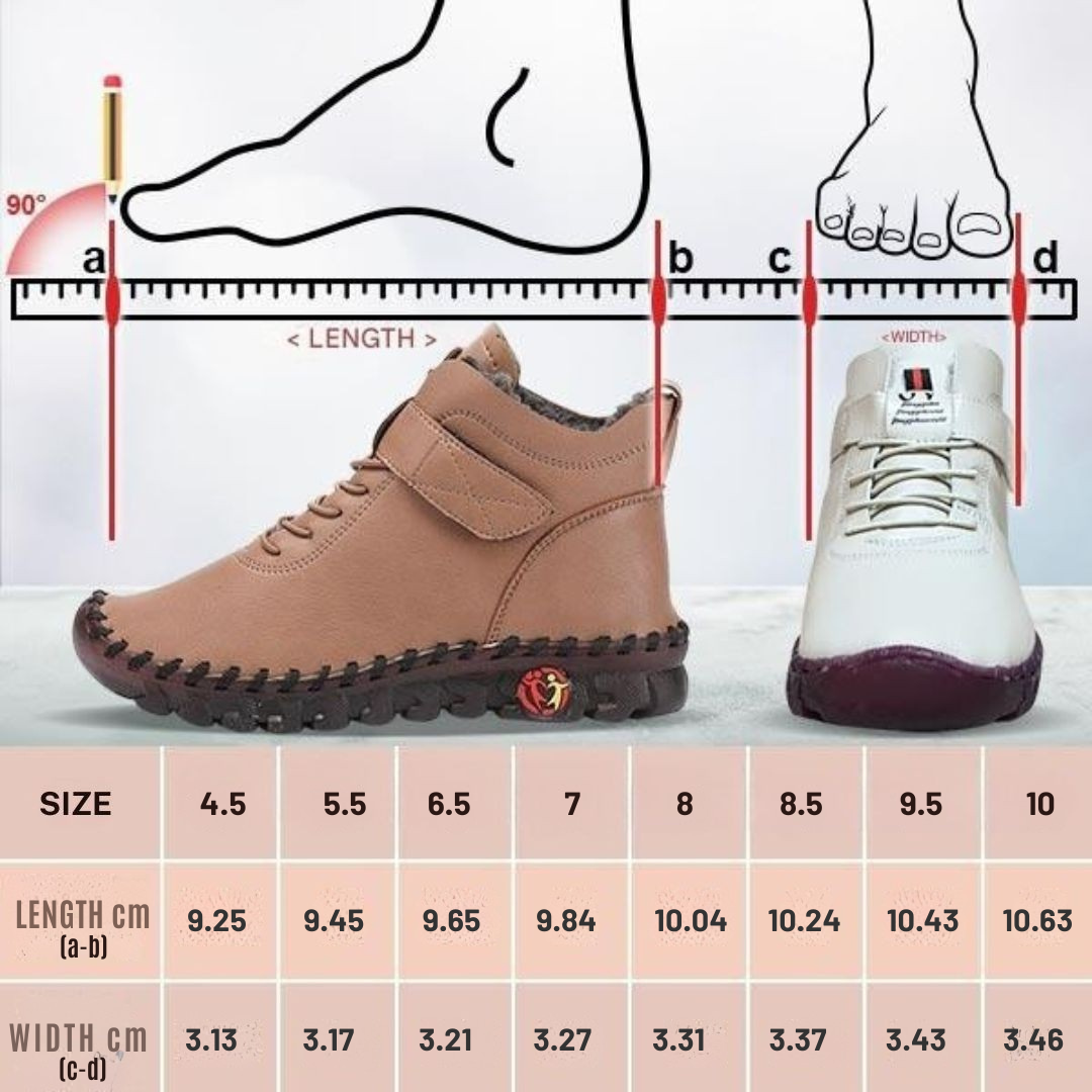 Durable women's warm high-top boots, ideal for daily cold weather activities.
