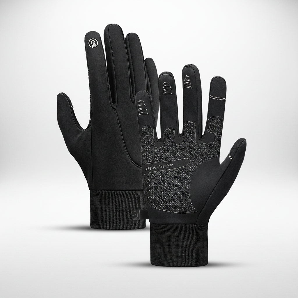 Water-repellent, warm unisex gloves for outdoor accessories and cold weather gear, great for all activities.
