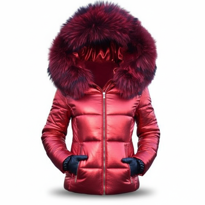 Durable women's winter outerwear, featuring a protective faux fur hood and warm insulation.