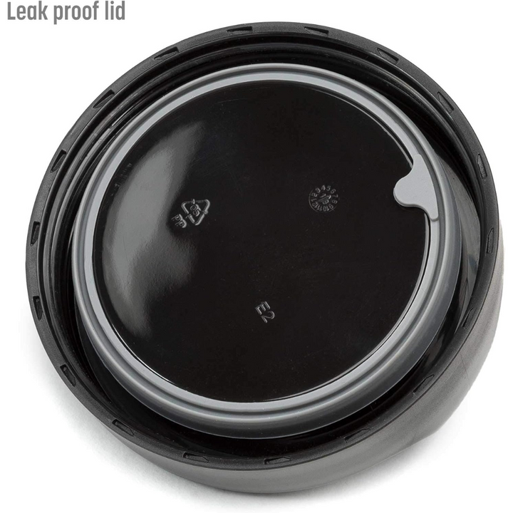 WarmCarry insulated food container with handle on a kitchen counter, ready for meal prep