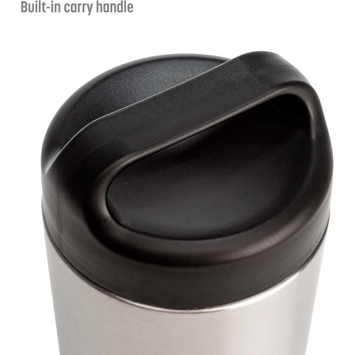 Ergonomic handle of the WarmCarry RVS warmhoud voedselcontainer for easy carrying