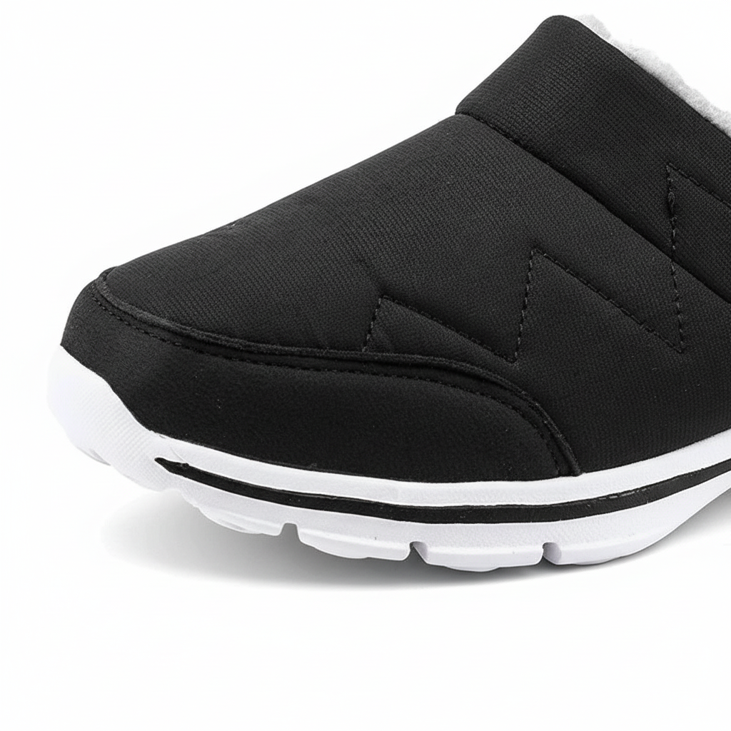 Unisex WarmGlide indoor slippers, warm plush lining, ideal for cozy winter relaxation