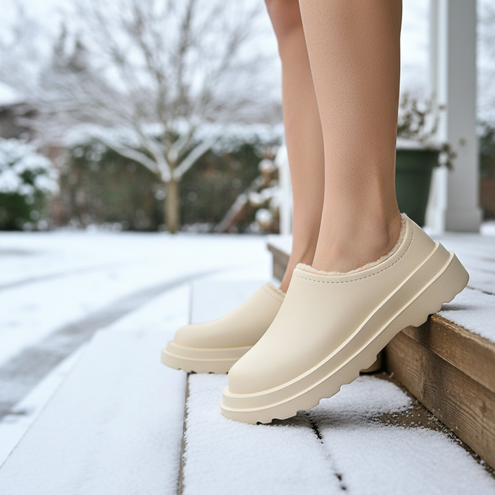 WarmTrail unisex insulated waterproof non-slip winter slipper soles for cozy indoor & outdoor footwear