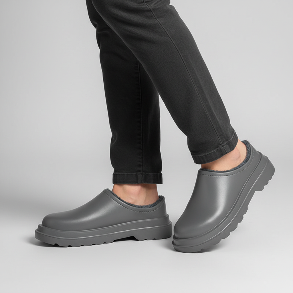 Insulated waterproof non-slip soles for DIY unisex winter slippers, perfect for outdoor & indoor