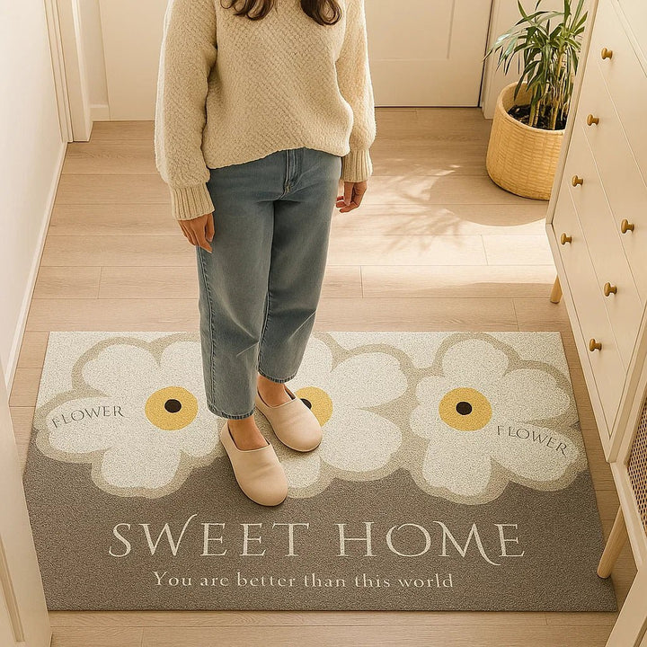Durable indoor outdoor entry mat, non-slip & washable. Ideal entryway doormat, keeps floors clean & protected.