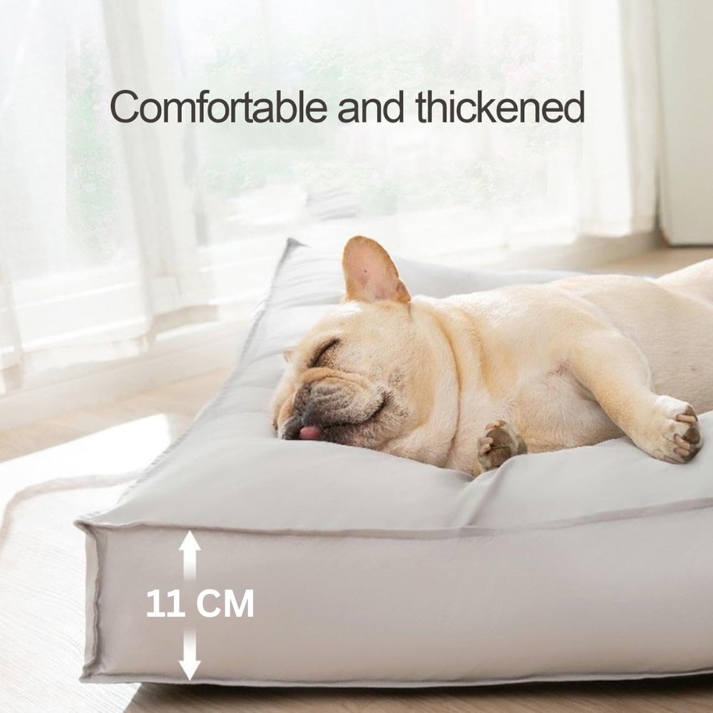 Stylish waterproof dog bed, comfortable & durable. Perfect pet accessory for any home, washable & non-slip.