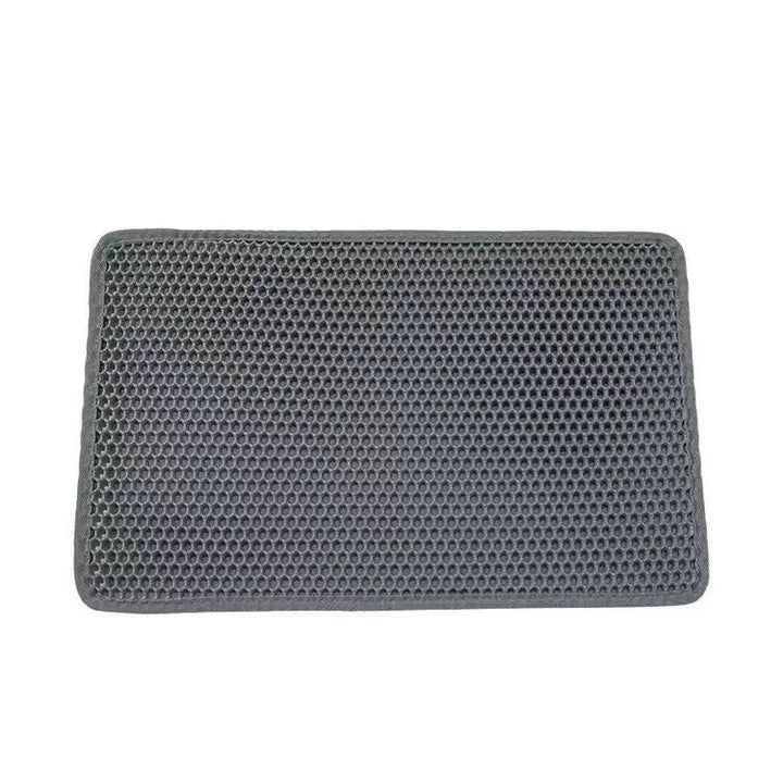 Premium waterproof double layer cat litter mat, EVA material, non-slip, easy clean pet accessory.