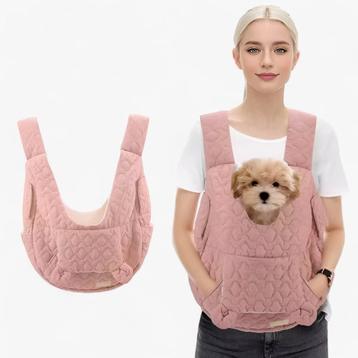 Stylish & waterproof pet carrier for small pets, a portable travel bag for outdoor adventures & vet visits.
