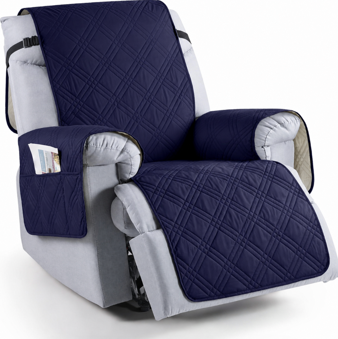 Spill-proof & pet-friendly waterproof recliner cover for complete furniture protection.