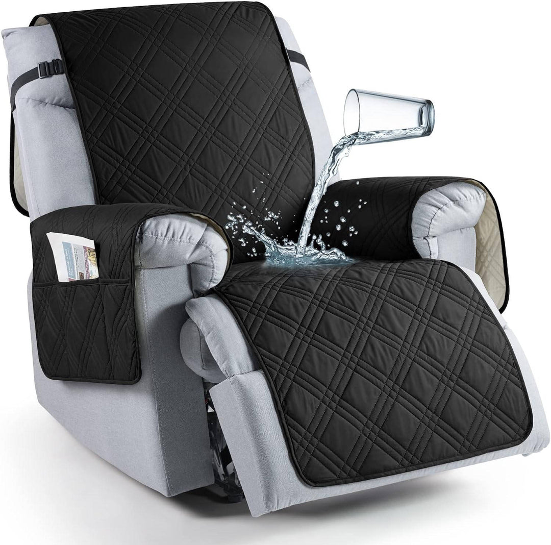 Stylish home decor waterproof recliner cover, spill-proof & pet friendly for living rooms.
