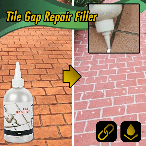 White tile grout sealant gel for waterproof bathroom & kitchen repair. Mold resistant, easy DIY application.