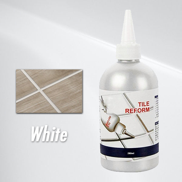 DIY waterproof tile grout repair & sealing gel. Restores & protects bathroom/kitchen tiles from mold & water.
