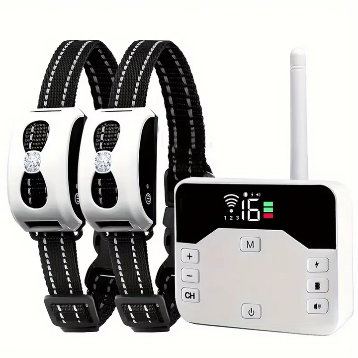 Worry-free outdoor dog training & pet containment with a durable waterproof wireless collar.