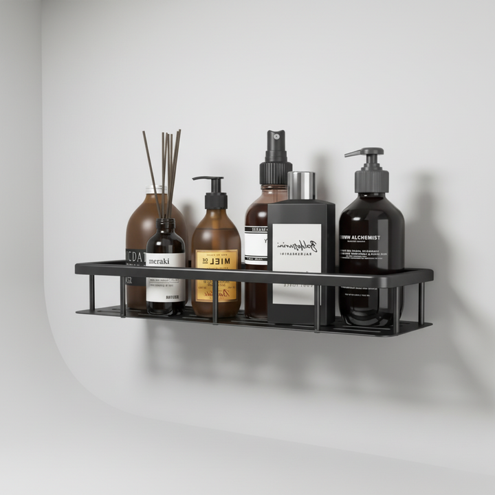 Drill-free waterproof wooden corner wall shelf enhancing kitchen organization