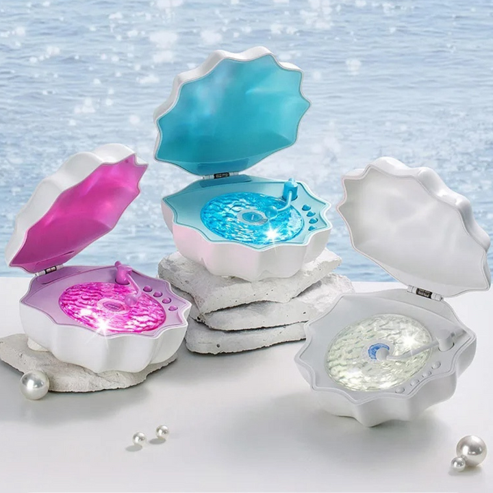 Portable WaveGlow Bluetooth speaker, perfect for relaxation with its soothing wave light and crisp music.