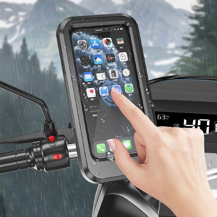 Secure WeatherGuard bike accessory for mountain biking & road cycling adventures.