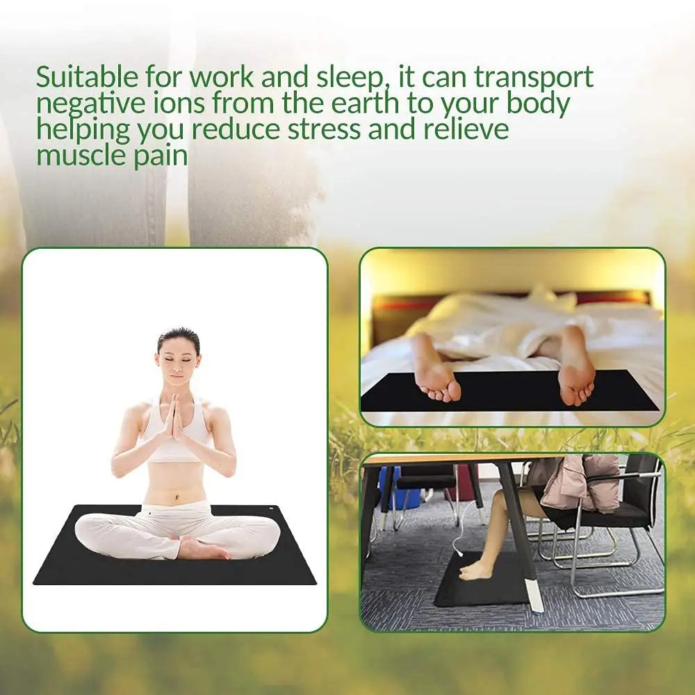 Grounding mat to boost natural energy & improve circulation.