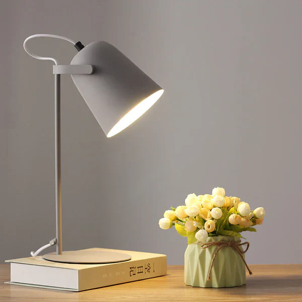 Whimsical macaron iron table lamp, ideal as a bedside or accent lamp, adding a colorful touch.
