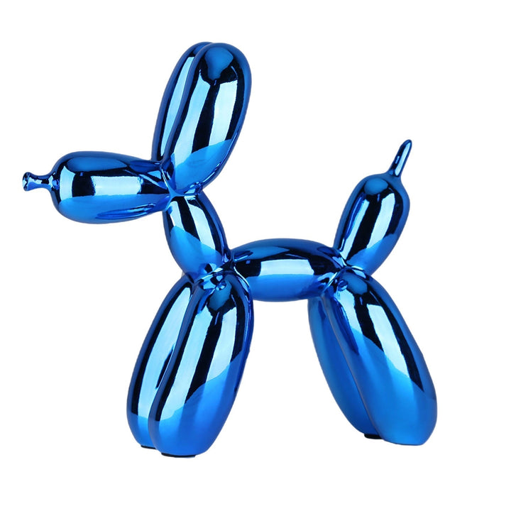 Unique balloon dog sculpture, a perfect modern home decor gift. Resin figure for art lovers and playful interiors.