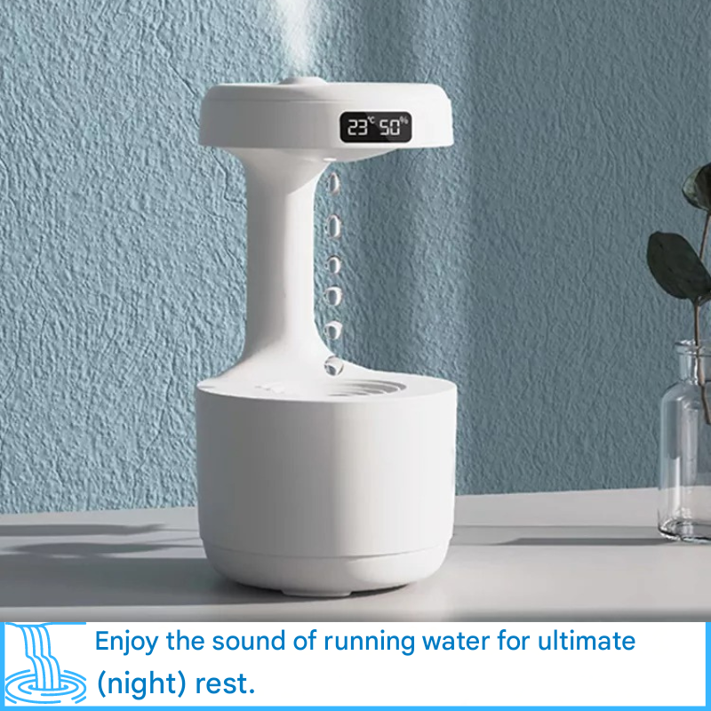 Magic AquaGlow humidifier & aromatherapy diffuser. Soothing mist for improved air & home ambiance.