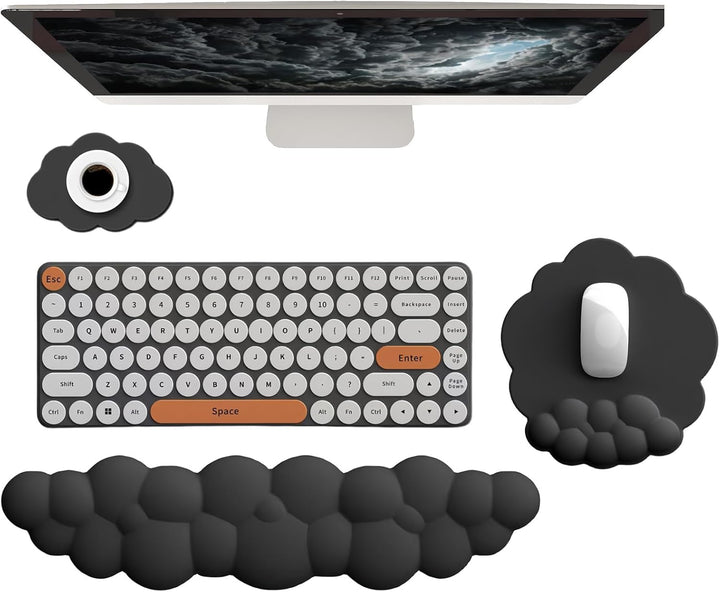 Zeyora cloud wrist rest, mouse pad, and coaster: a must-have for any computer desk