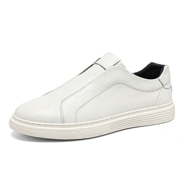 Classic brown men's casual shoes. Comfortable low-top, versatile everyday style.