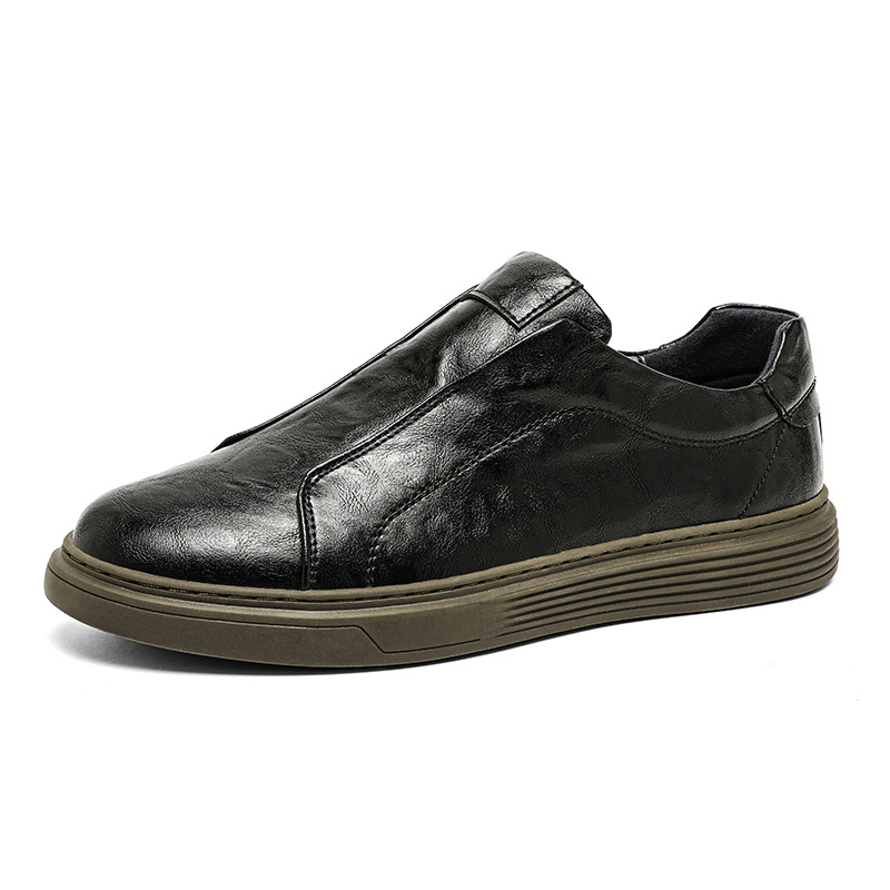 Men's everyday white low-top sneakers. Stylish, comfortable & classic footwear.
