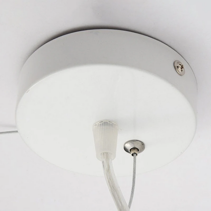 White PVC & cotton cloud LED pendant light, versatile modern lighting for any home space.