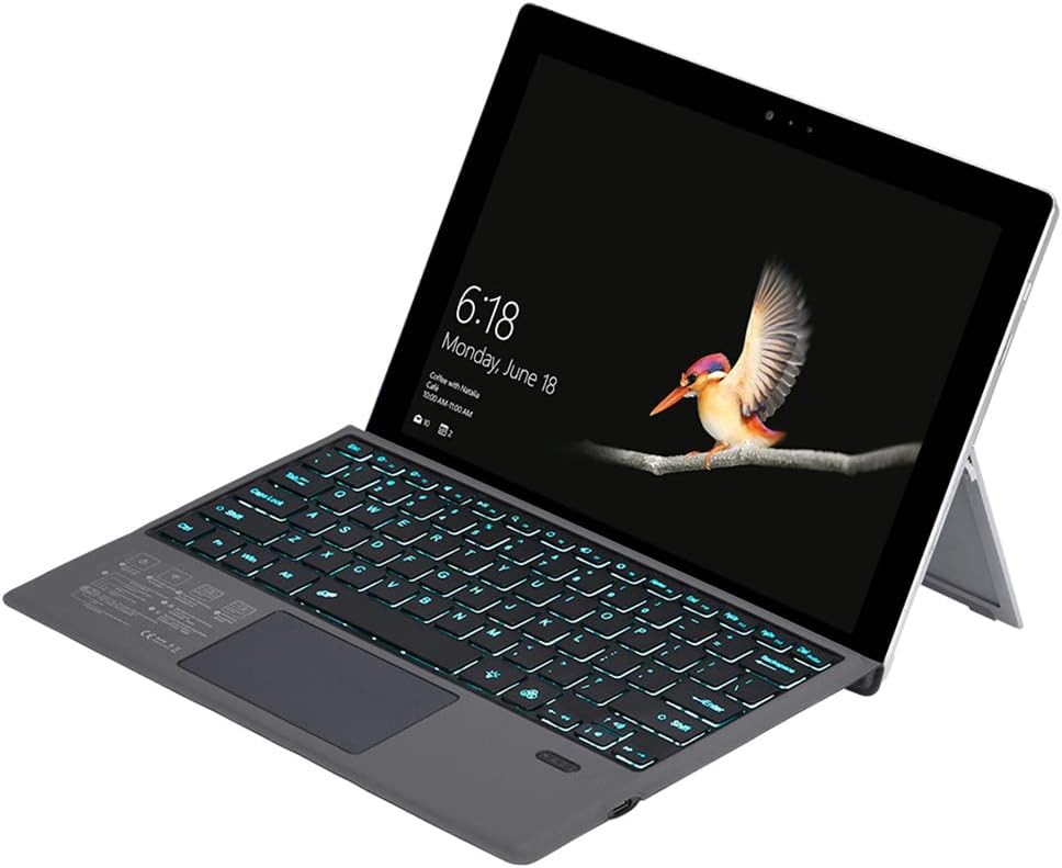 Surface Pro companion: Wireless Bluetooth keyboard with adjustable backlight & touchpad