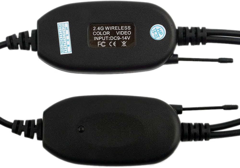 High-quality wireless car reversing camera and LCD monitor for universal vehicle use
