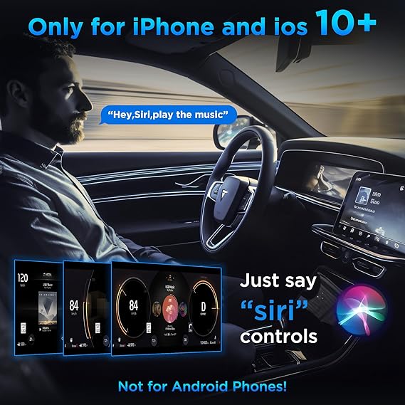 Plug and play wireless CarPlay adapter, an essential iPhone accessory for vehicle upgrade