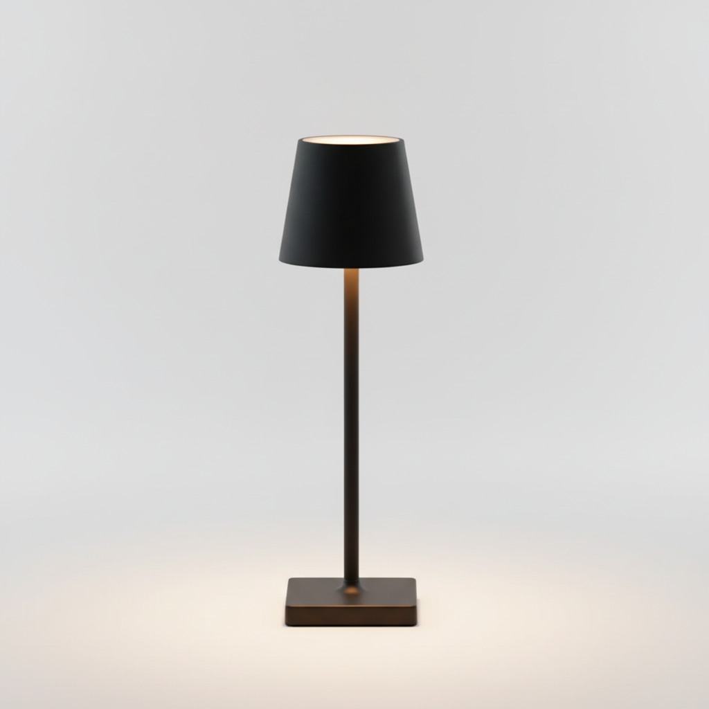 Modern Dimmable LED Table Lamp, portable and wireless, great for reading or as decorative light