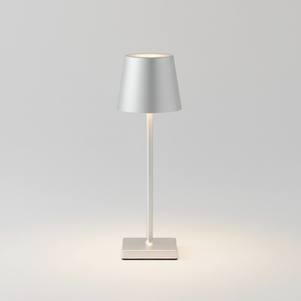 Stylish Wireless Dimmable LED Table Lamp, providing adjustable lighting for various settings