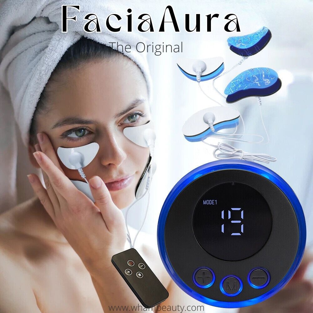 Unisex facial massager for tension relief & glowing skin. Rejuvenating skincare tool for at-home relaxation & wellness.