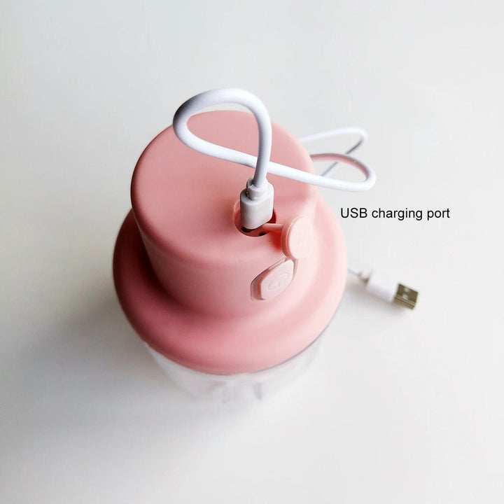 SliceEase wireless food processor. Rechargeable electric chopper for quick, easy meal prep.