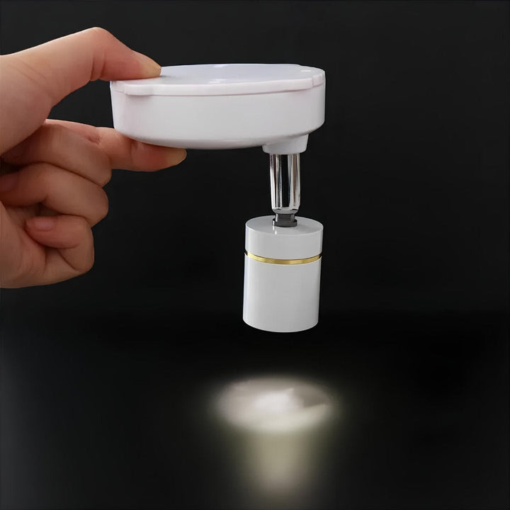 LumaSpot LED spotlight, a versatile wireless lighting solution for both home and office.
