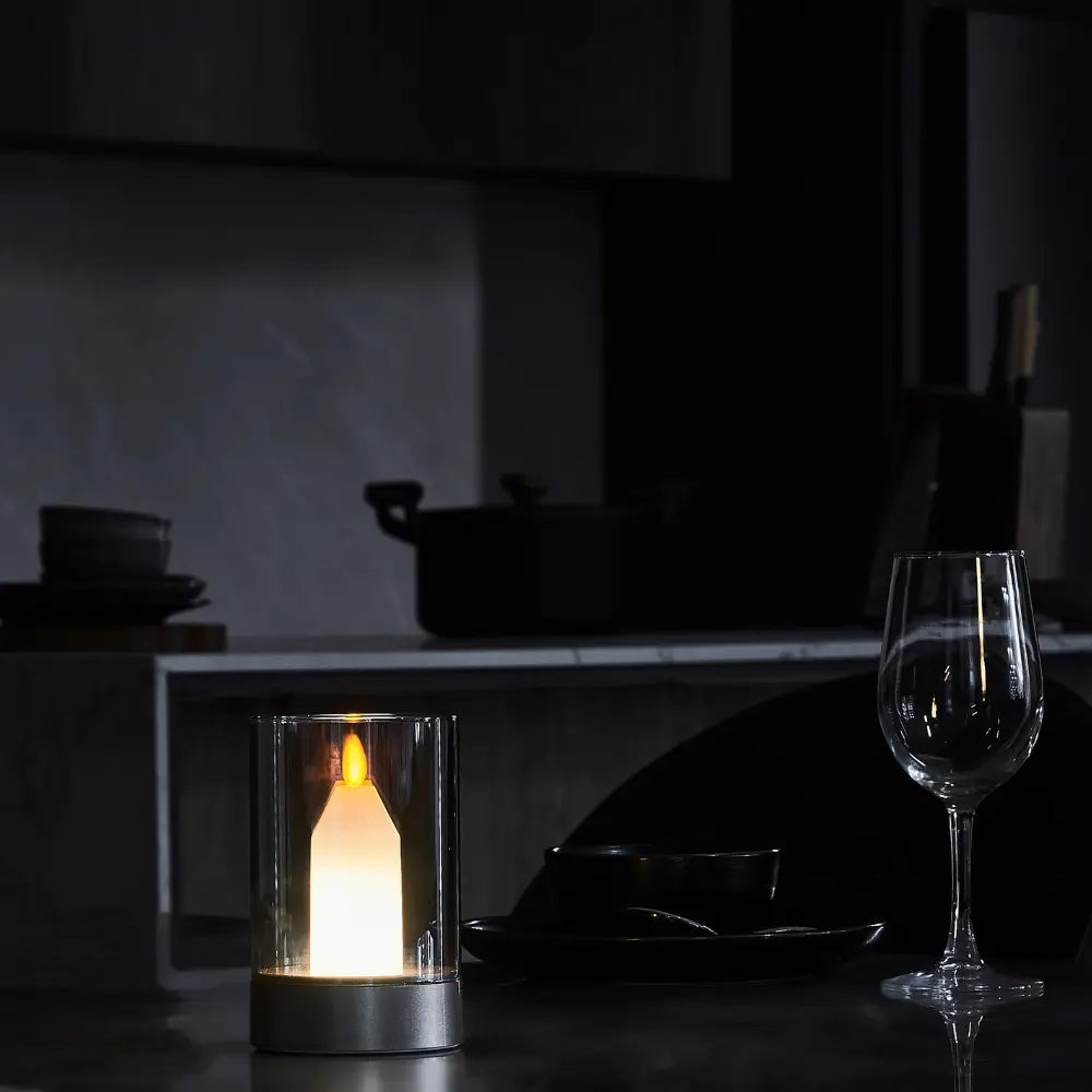 Stylish wireless LED lamp with a matte finish, suitable for contemporary interiors