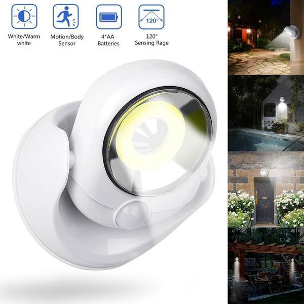 GlowGuard wireless LED motion sensor light for indoor & outdoor use. Enhances home safety.
