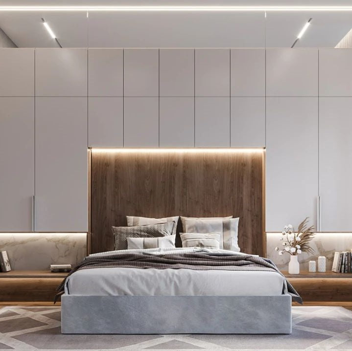 Smart lighting LED strip with wireless motion detection for modern home decor