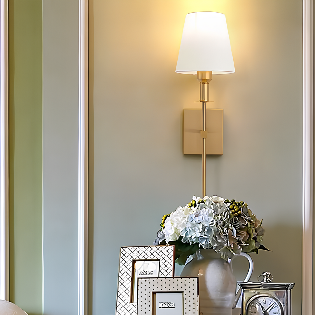 Wireless RGB lamp changing colors, showcasing its dynamic ambient light feature.