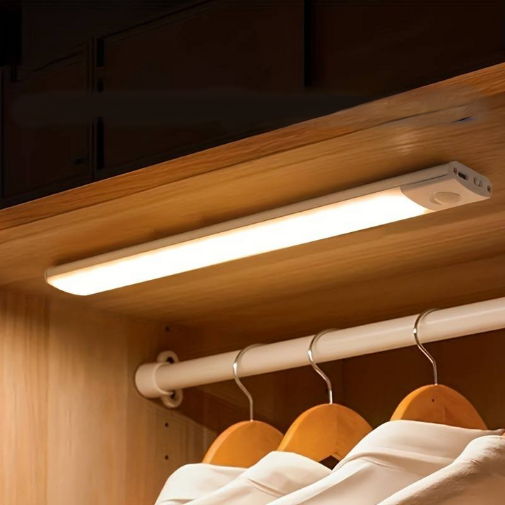 Wireless motion sensor cabinet light, GlowMotion LED for under-cabinet or closet lighting