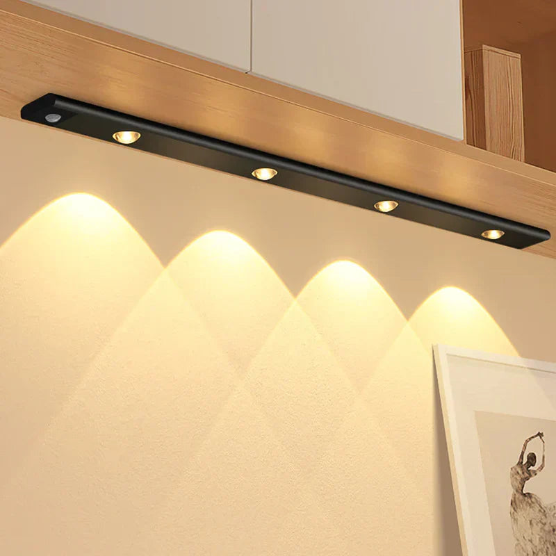 Sleek wireless LED accent light with magnetic strip, perfect for bedroom or hallway decor