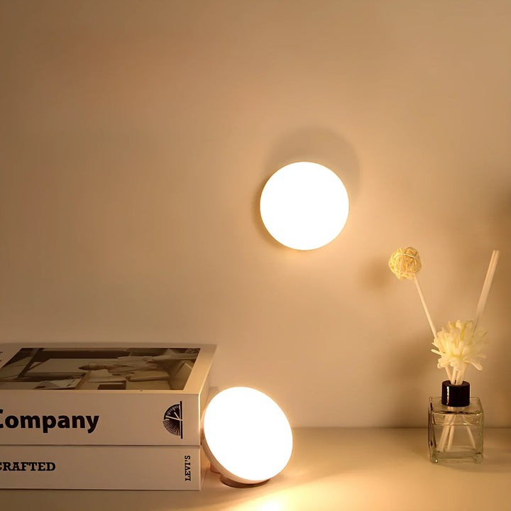 Sleek wireless motion sensor lamp, perfect for hallways and closets, providing instant, bright light