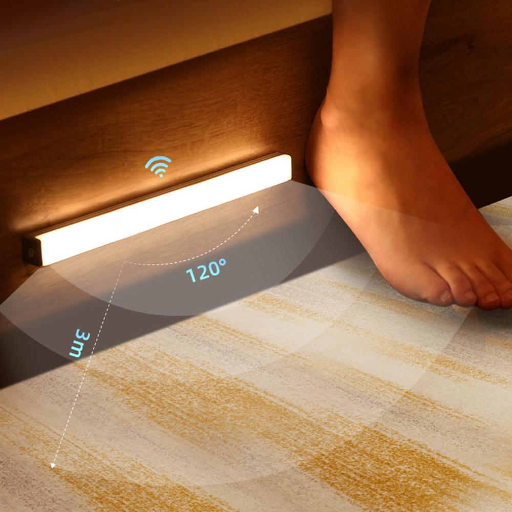 Portable and rechargeable LED motion sensor light, offering versatile lighting solutions for any dark area in your home.