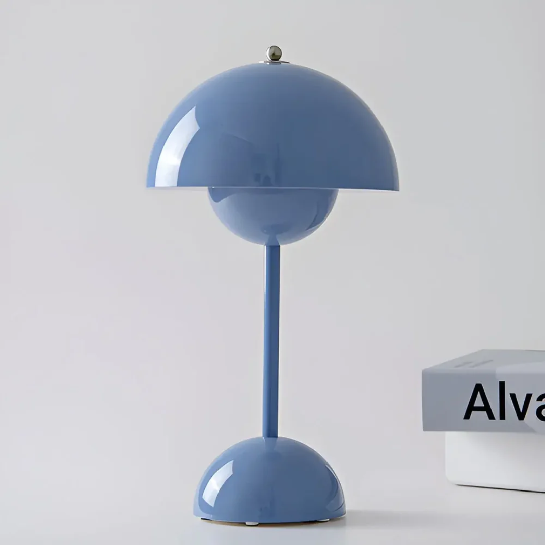 Wireless table lamp, a perfect blend of modern design and functional adjustable LED lighting.