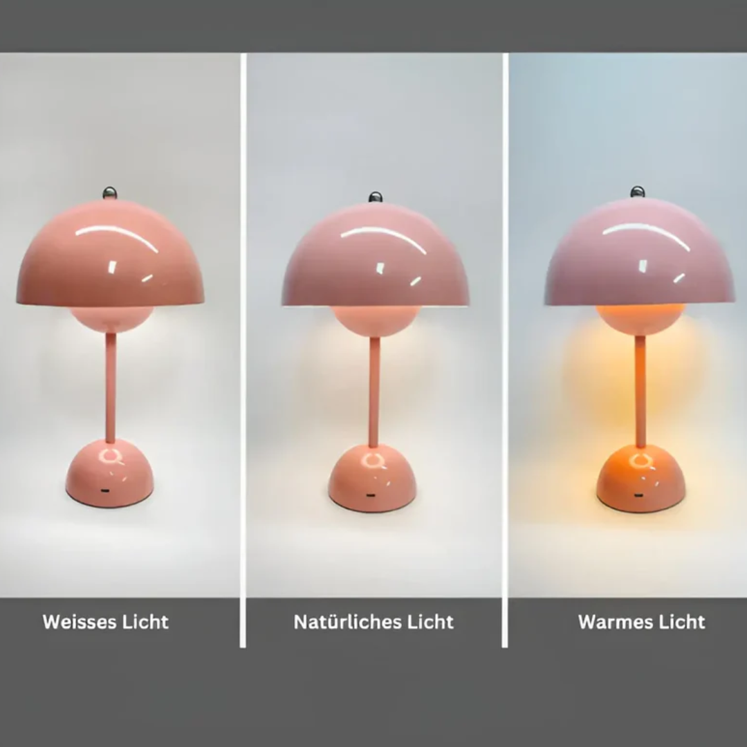 Sleek wireless table lamp, modern design, with adjustable LED lighting for any room.