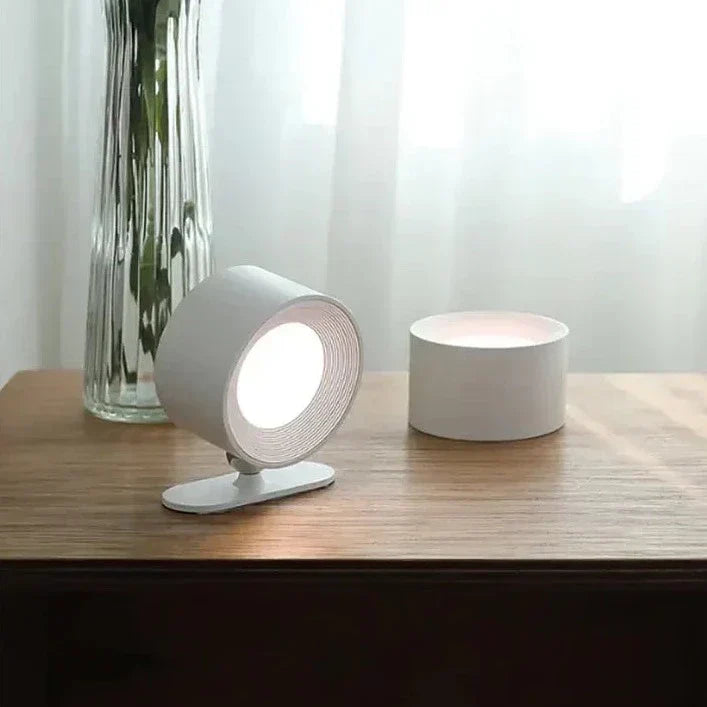 Set of two wireless wall lamps, ideal for symmetrical decorative lighting in hallways