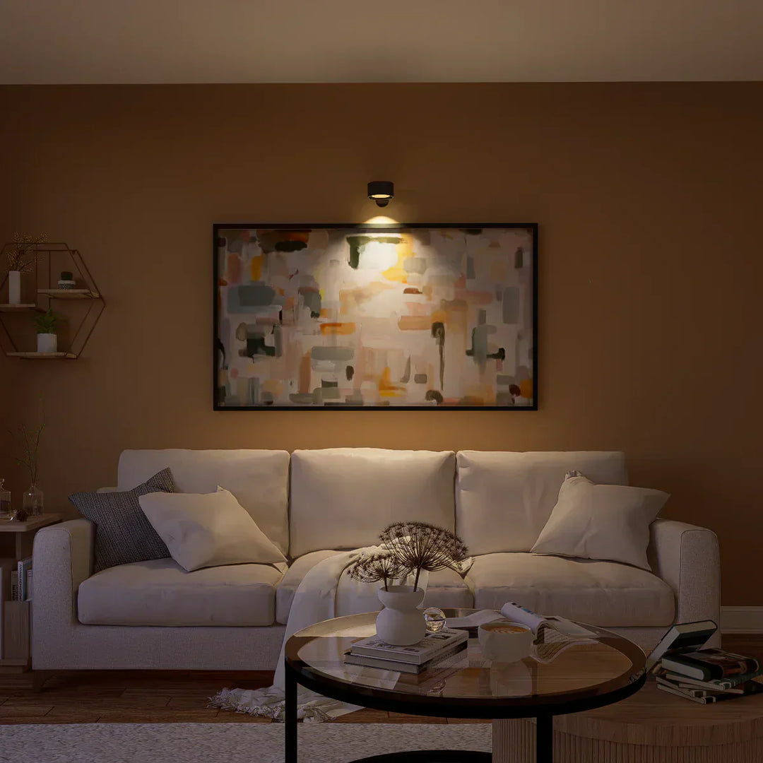 Innovative wall-mounted LED light, wireless and dimmable for versatile home lighting