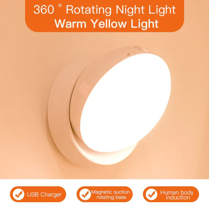 Slim Elara wireless LED night light, smart motion sensor provides subtle & energy-saving indoor light.
