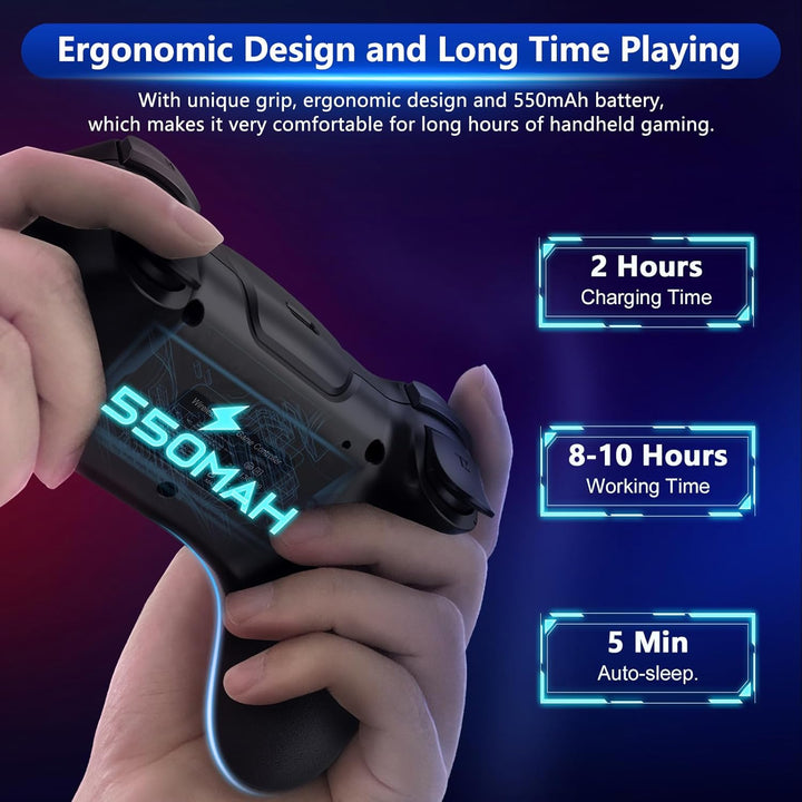 Multiplatform wireless controller for Switch and PC, includes Hall Effect joysticks for accuracy